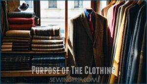 purpose of the clothing