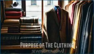 purpose of the clothing