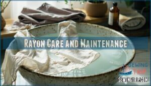 rayon care and maintenance