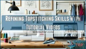 refining topstitching skills with tutorial videos