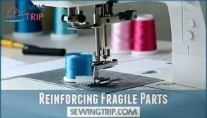 reinforcing fragile parts