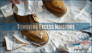 removing excess moisture
