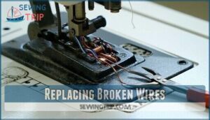 replacing broken wires