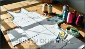 resizing garment patterns