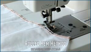 rolled hem method