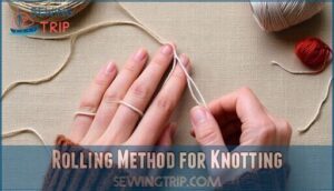 rolling method for knotting