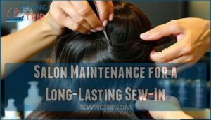 salon maintenance for a long-lasting sew-in