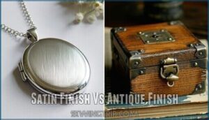 satin finish vs antique finish