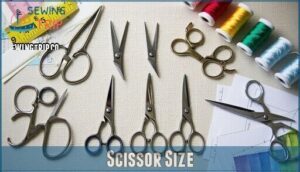 scissor size