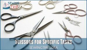 scissors for specific tasks