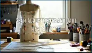 seam adjustments and dart manipulation