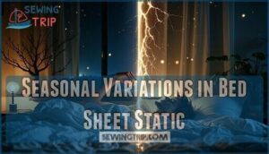 seasonal variations in bed sheet static