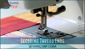 securing thread ends