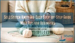seed stitch knitting