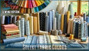 select fabric colors