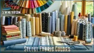 select fabric colors