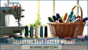 selecting best thread weight