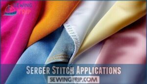 serger stitch applications