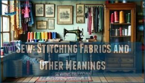 sew: stitching fabrics and other meanings