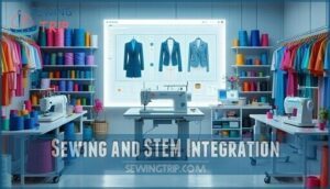 sewing and stem integration