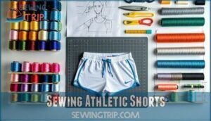 sewing athletic shorts