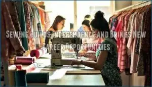 sewing builds independence and brings new career opportunities