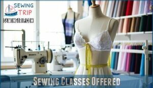 sewing classes offered
