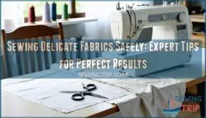 sewing delicate fabrics safely