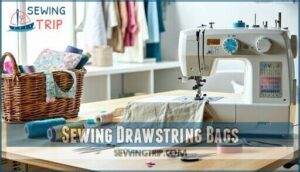 sewing drawstring bags