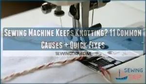 sewing machine keeps knotting