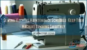 sewing machine maintenance schedule