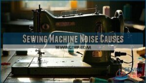 sewing machine noise causes