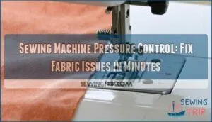 sewing machine pressure control