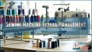 sewing machine thread management