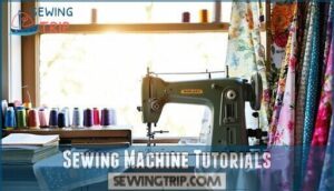 sewing machine tutorials