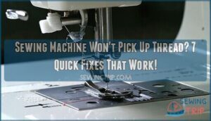 sewing machine wont pick up thread