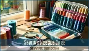 sewing needle care