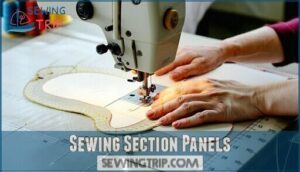sewing section panels
