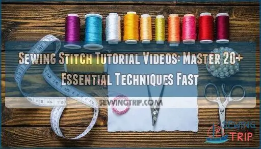 sewing stitch tutorial videos