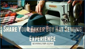 share your baker boy hat sewing experience