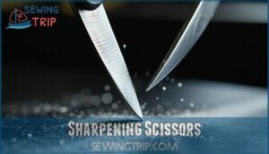 sharpening scissors