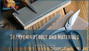 sharpening tools and materials