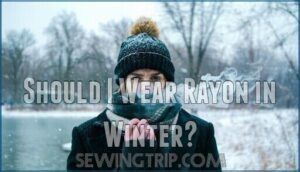 should i wear rayon in winter
