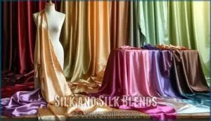 silk and silk blends silk and silk blends