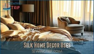 silk home decor uses