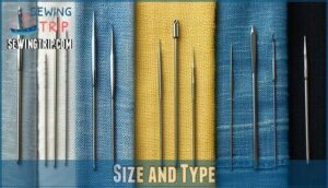 size and type