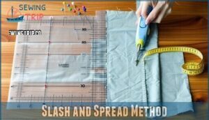slash and spread method