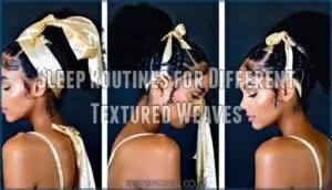 sleep routines for different textured weaves