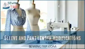 sleeve and pant length modifications