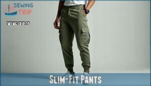 slim-fit pants